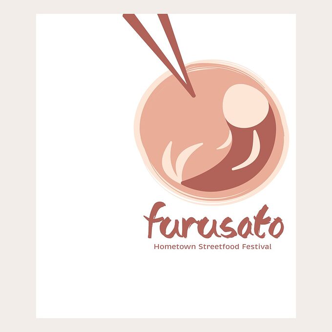 Furusato Streetfood Festival hand-drawn bowl logo